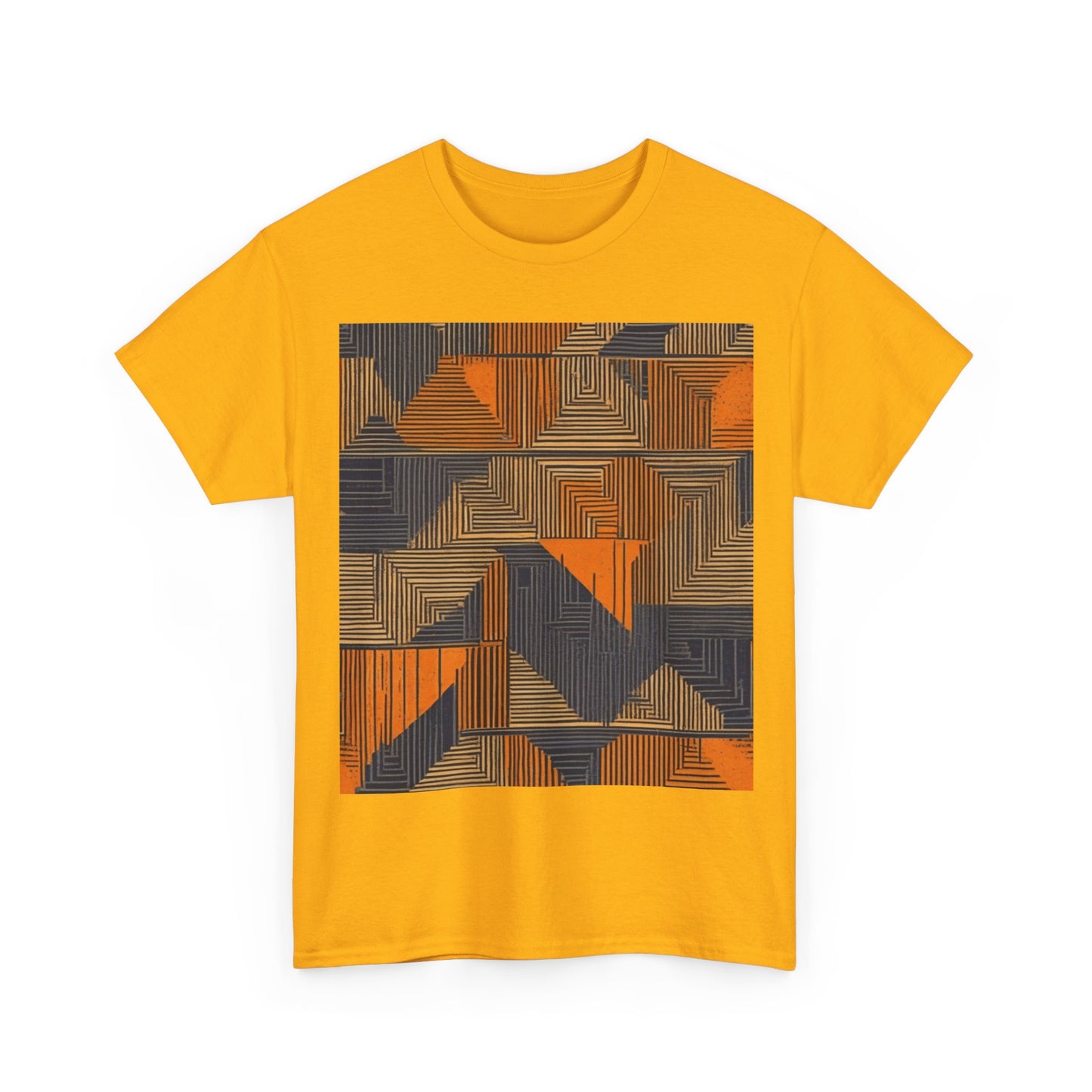 boostlete-field-day-pattern-stair-steps-geometric-0055 — Unisex Heavy Cotton Tee (Gildan 5000)