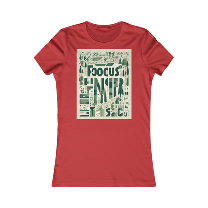 boostlete-boost-mode-type-focus-finish-banner-modern-0113 — Women's Favorite Tee (B+C 6004)