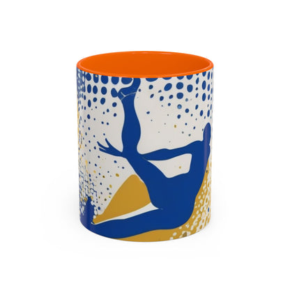 boostlete-field-day-icon-swimmer-halftone-paper-0246 — Accent Mug 11oz/15oz