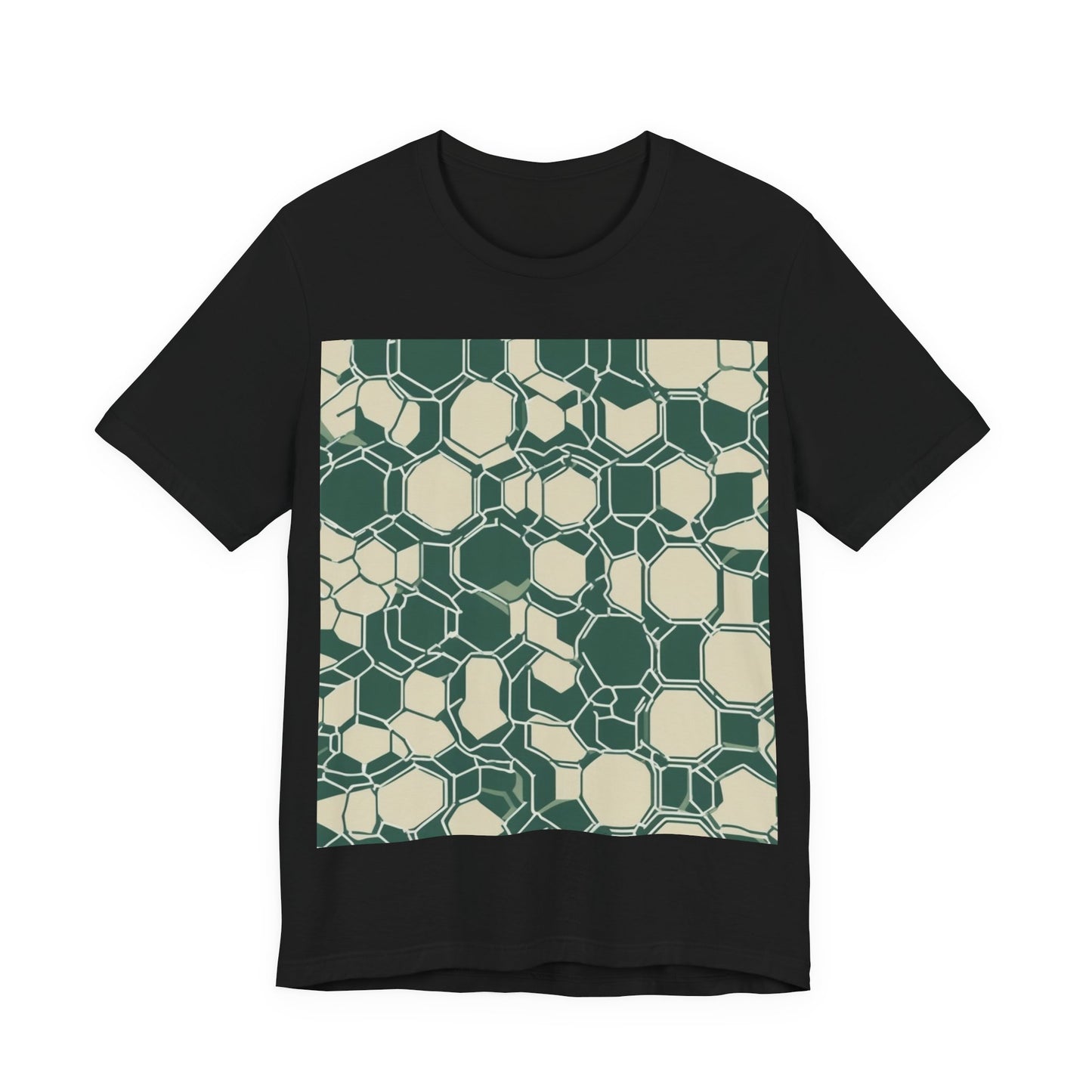 boostlete-iron-intent-pattern-hex-blueprint-0271 — Unisex Jersey Short Sleeve (B+C 3001)