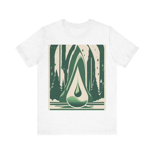 boostlete-quiet-power-icon-water-glitch-retro-0186 — Unisex Jersey Short Sleeve (B+C 3001)