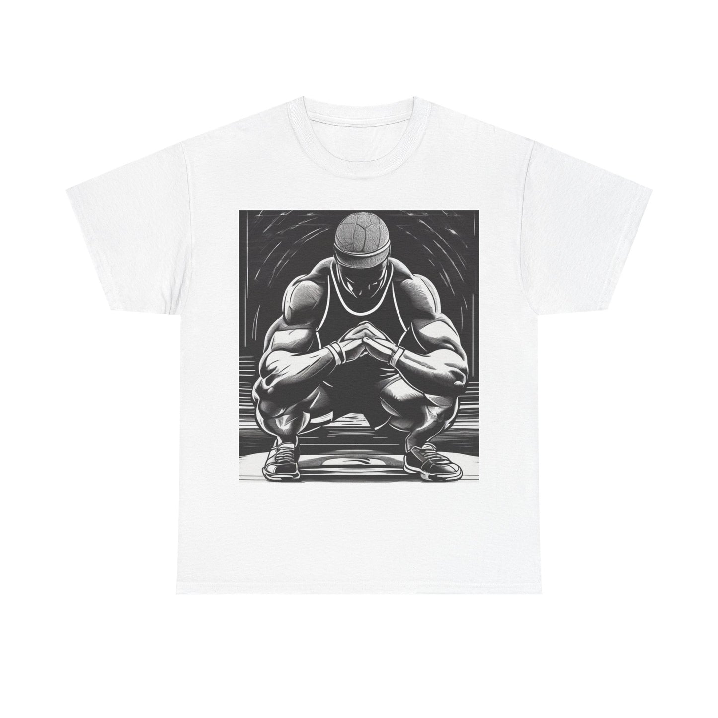 boostlete-pr-season-scene-athlete-outline-athletic-0144 — Unisex Heavy Cotton Tee (Gildan 5000)