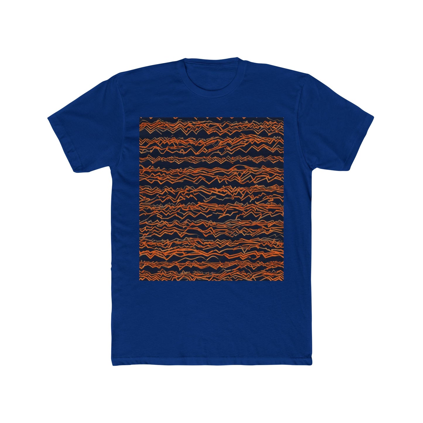 boostlete-field-day-pattern-ekg-bold-0135 — Unisex Cotton Crew Tee (NL 3600)