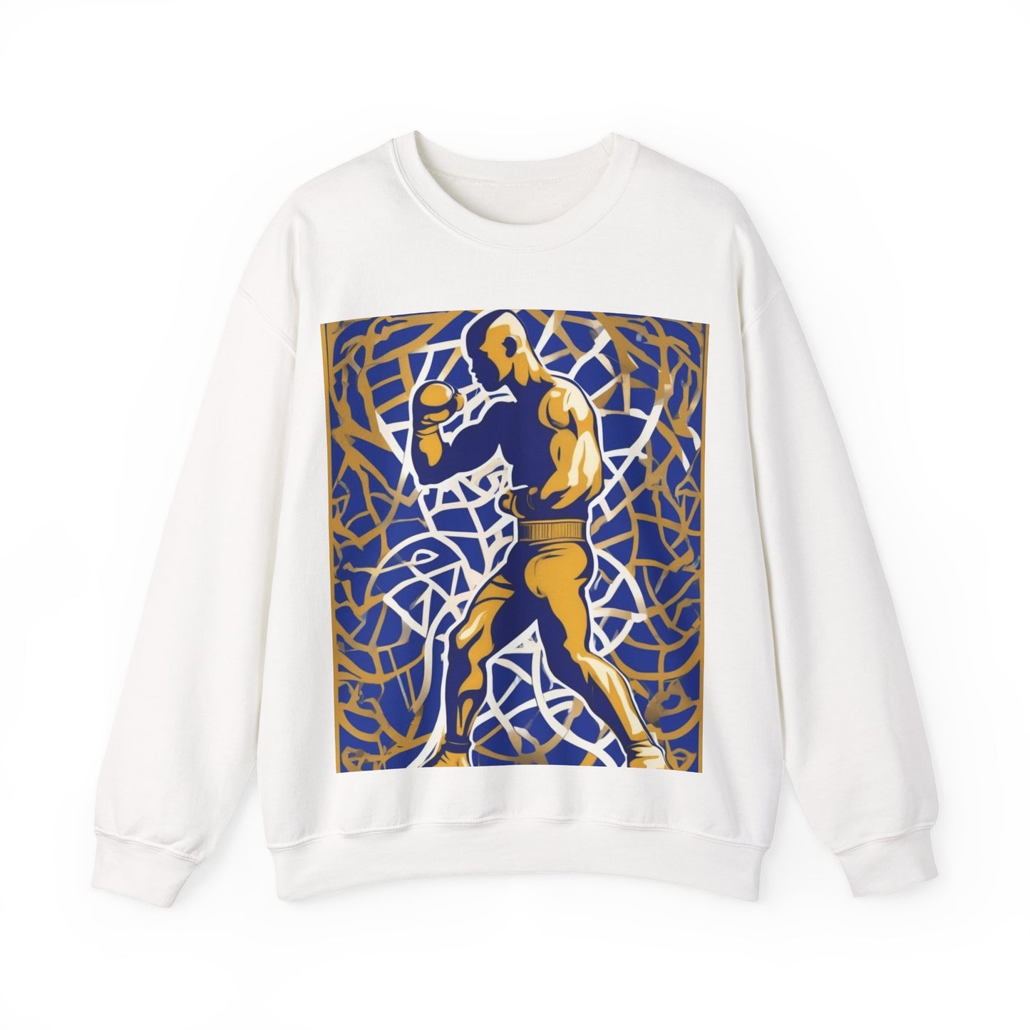 boostlete-field-day-scene-boxer-offset-paper-0776 — Unisex Heavy Blend Crewneck (G18000)