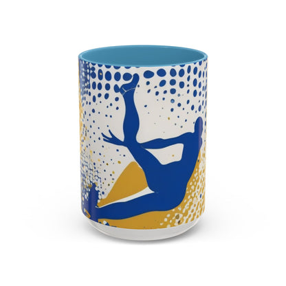 boostlete-field-day-icon-swimmer-halftone-paper-0246 — Accent Mug 11oz/15oz