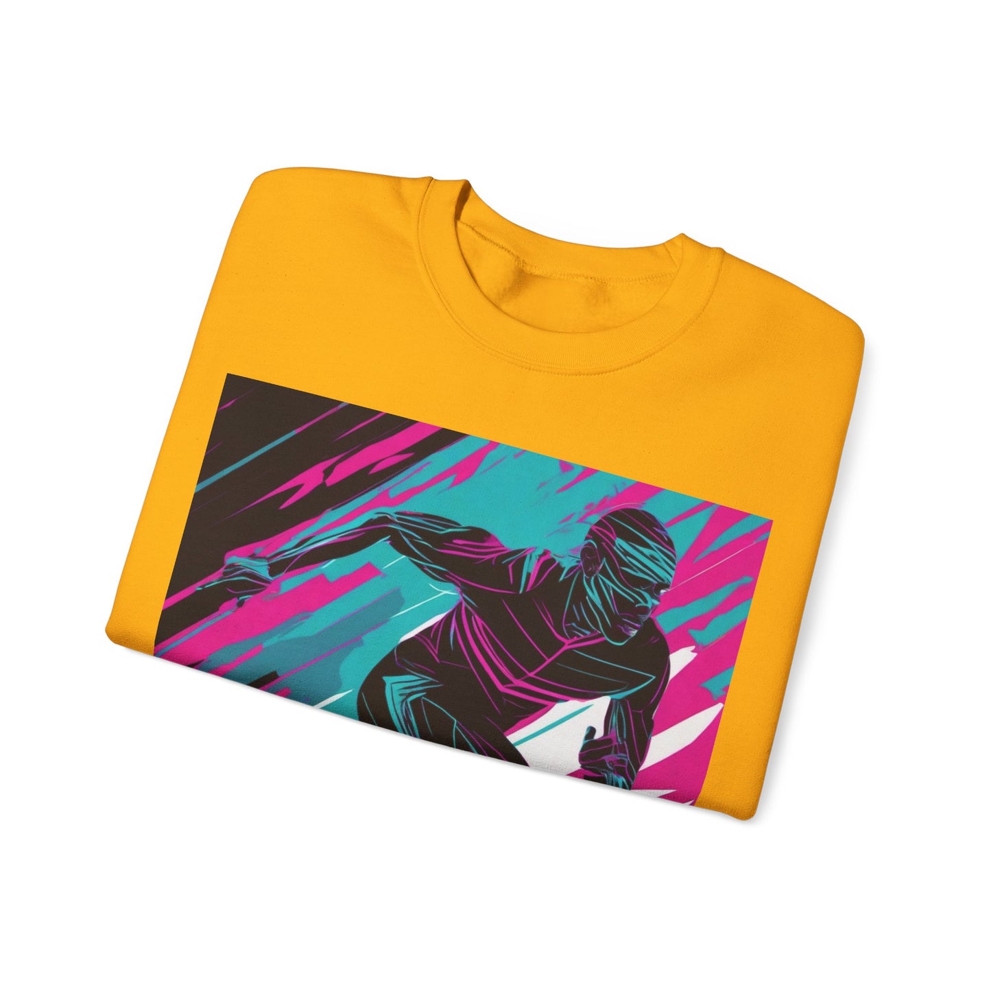 boostlete-mile-by-mile-scene-sprinter-motion-modern-0828 — Unisex Heavy Blend Crewneck (G18000)