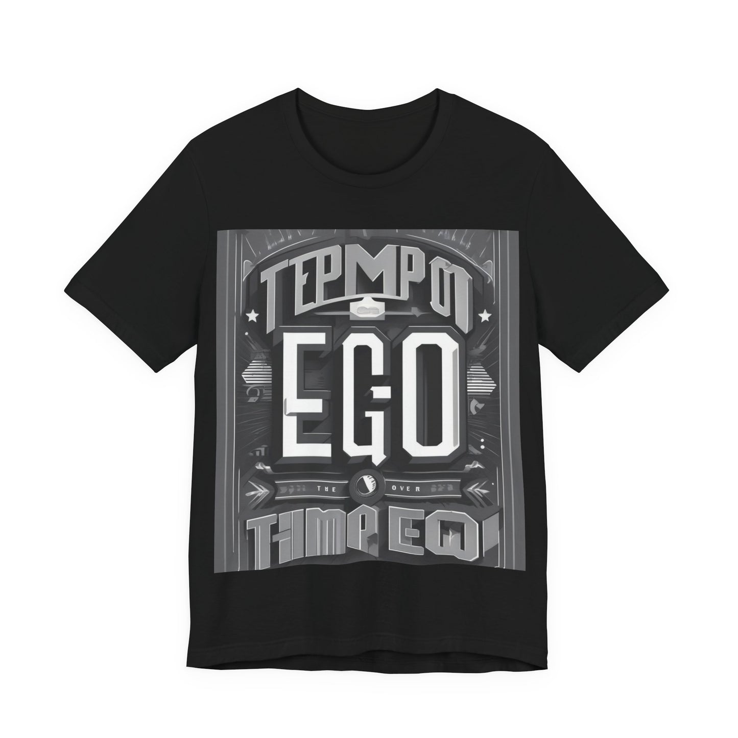 boostlete-mile-by-mile-type-tempo-over-ego-banner-modern-0093 — Unisex Jersey Short Sleeve (B+C 3001)