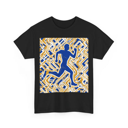 boostlete-pr-season-icon-runner-outline-industrial-0170 — Unisex Heavy Cotton Tee (Gildan 5000)