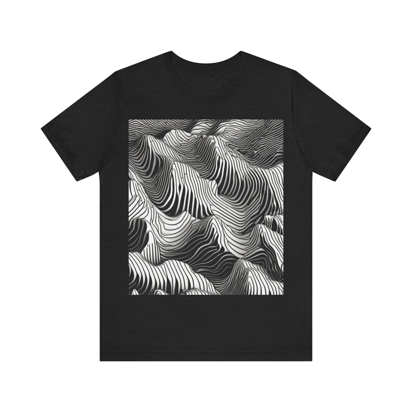 boostlete-field-day-pattern-topographic-isometric-0211 — Unisex Jersey Short Sleeve (B+C 3001)