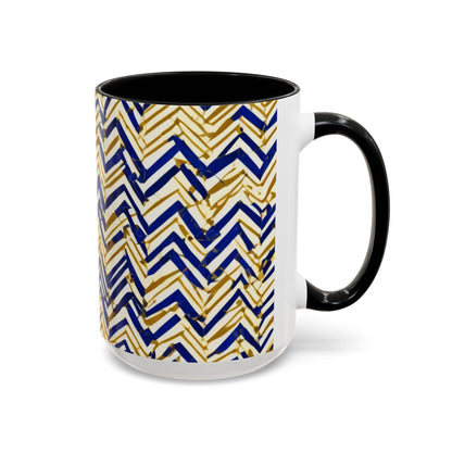 boostlete-boost-mode-pattern-ekg-line-art-0091 — Accent Mug 11oz/15oz