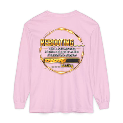 Rebooting Loading Graphic Long Sleeve T-Shirt