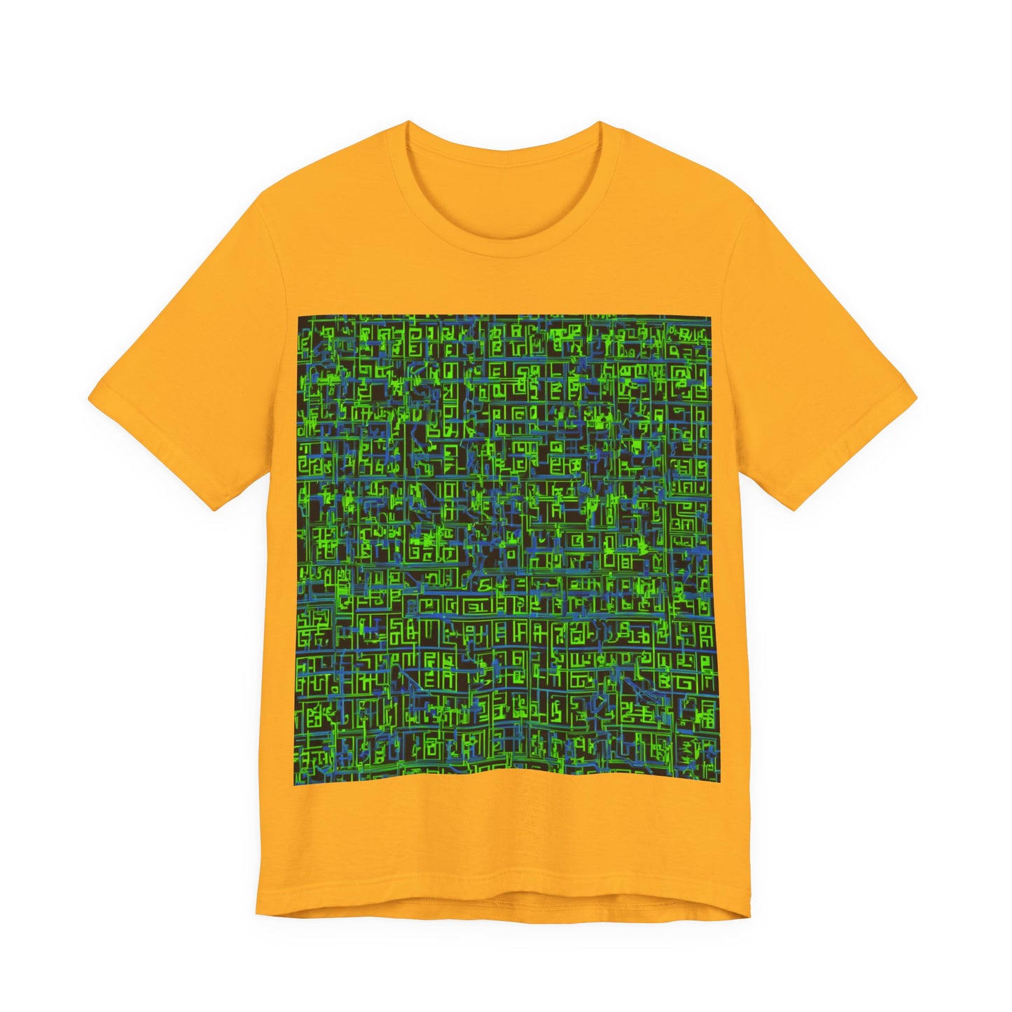 boostlete-mile-by-mile-pattern-plate-number-blueprint-0147 — Unisex Jersey Short Sleeve (B+C 3001)