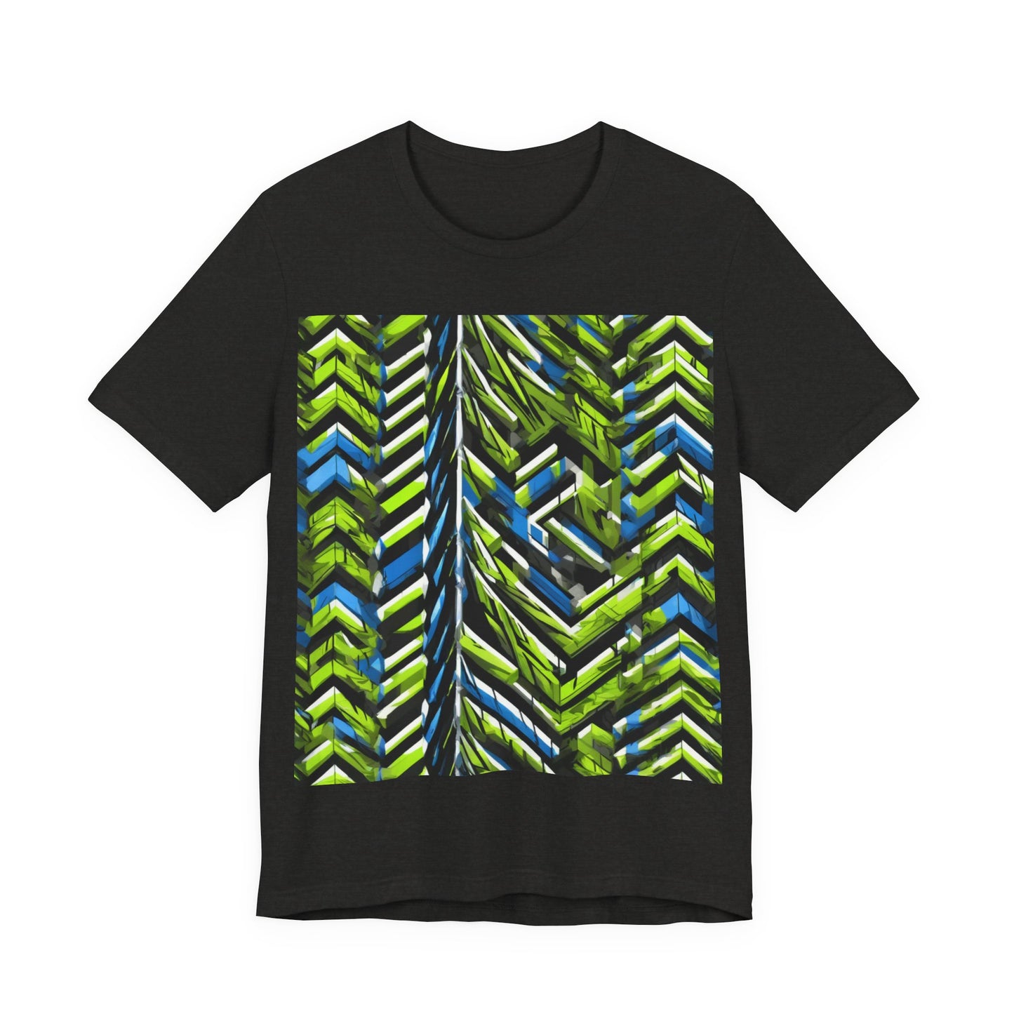 boostlete-rise-grind-pattern-chevron-isometric-0195 — Unisex Jersey Short Sleeve (B+C 3001)