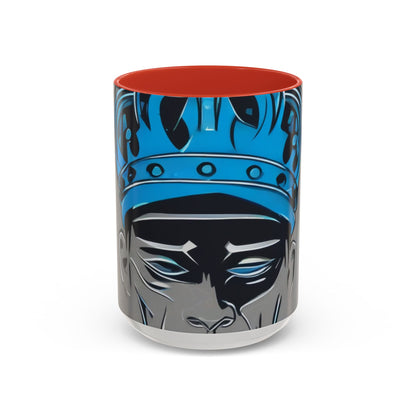 boostlete-am-crew-icon-crown-grainy-monoline-0022 — Accent Mug 11oz/15oz