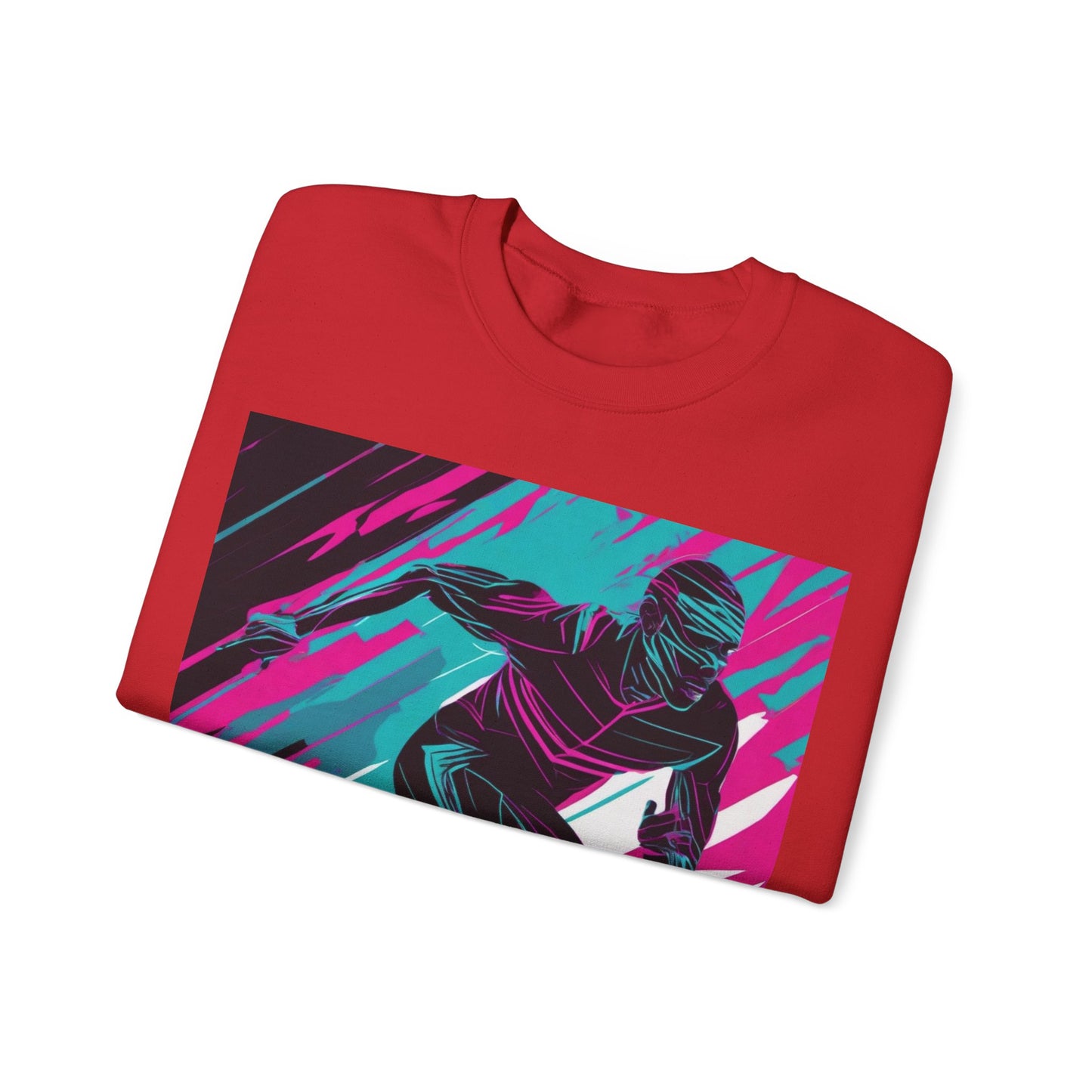 boostlete-mile-by-mile-scene-sprinter-motion-modern-0828 — Unisex Heavy Blend Crewneck (G18000)