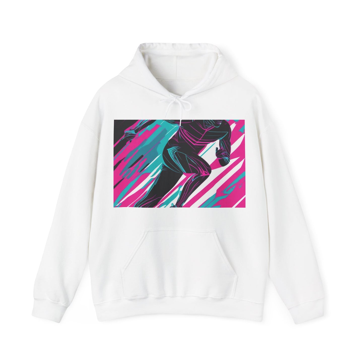 boostlete-mile-by-mile-scene-sprinter-motion-modern-0828 — Unisex Heavy Blend Hoodie (G18500)