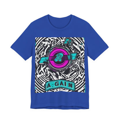 boostlete-boost-mode-type-again-badge-monoline-0293 — Unisex Jersey Short Sleeve (B+C 3001)