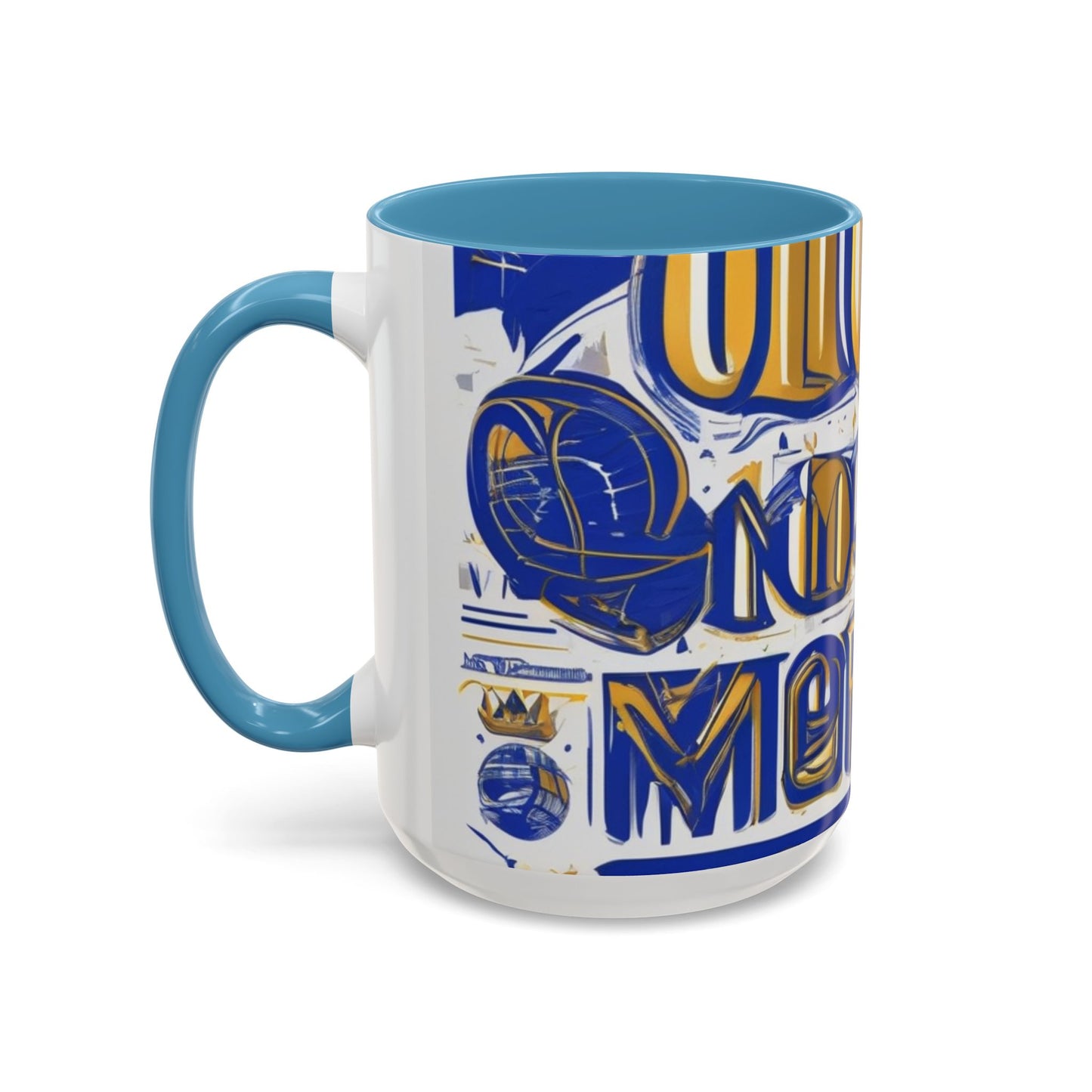 boostlete-am-crew-type-own-the-morning-outline-over-solid-vector-0429 — Accent Mug 11/15oz