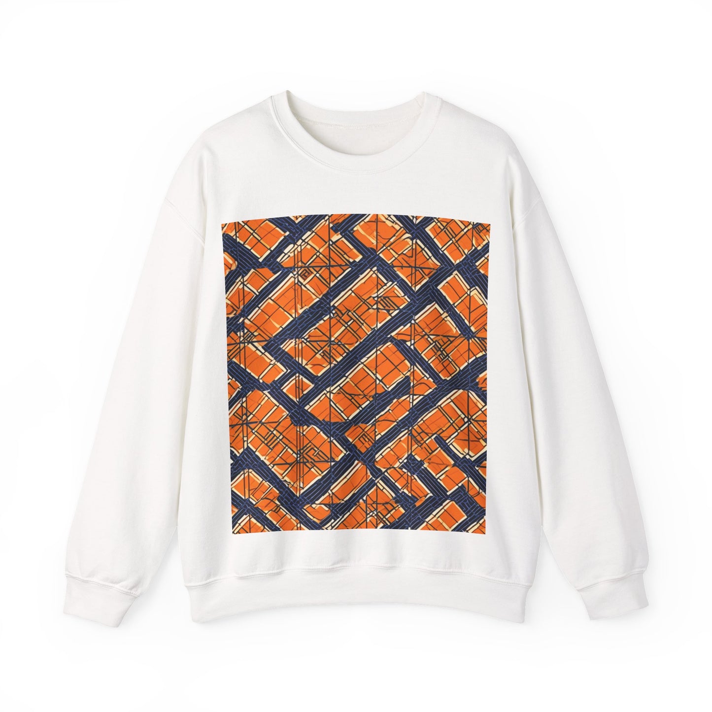 boostlete-boost-mode-pattern-plate-number-monoline-0571 — Unisex Heavy Blend Crewneck (G18000)