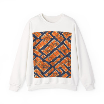 boostlete-boost-mode-pattern-plate-number-monoline-0571 — Unisex Heavy Blend Crewneck (G18000)