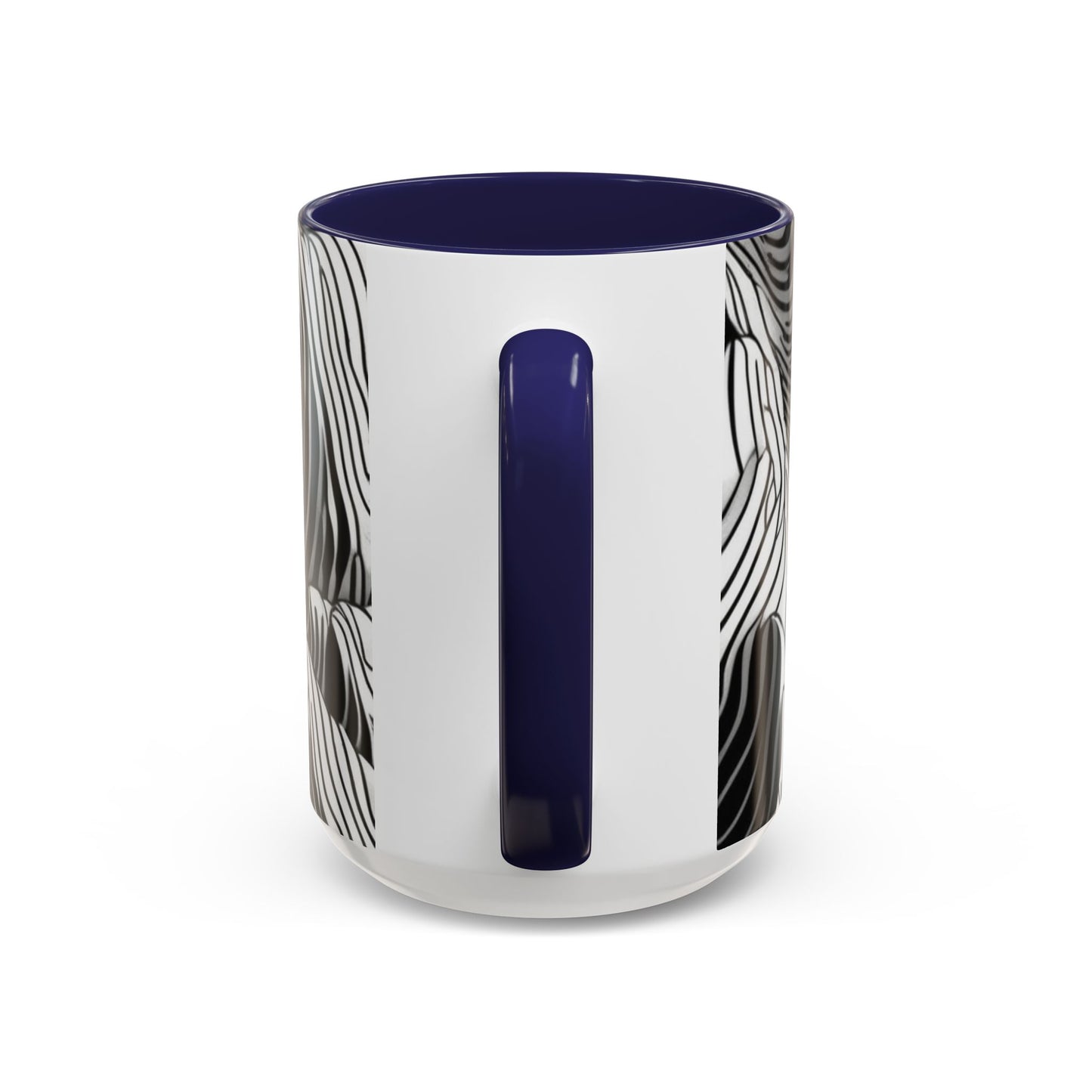 boostlete-field-day-pattern-topographic-isometric-0211 — Accent Mug 11oz/15oz