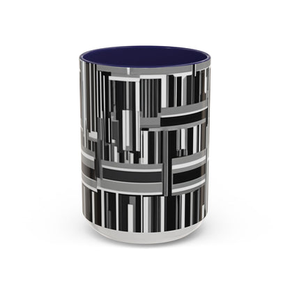 boostlete-recovery-progress-pattern-barcode-isometric-1023 — Accent Mug 11/15oz
