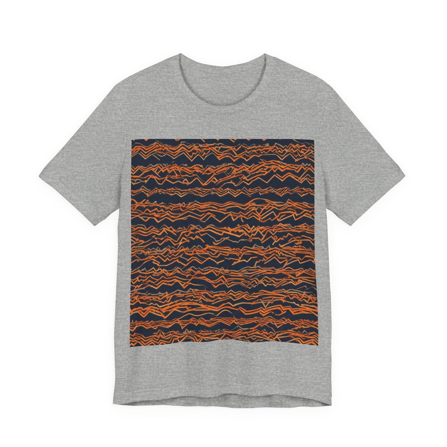 boostlete-field-day-pattern-ekg-bold-0135 — Unisex Jersey Short Sleeve (B+C 3001)