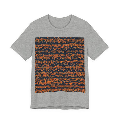 boostlete-field-day-pattern-ekg-bold-0135 — Unisex Jersey Short Sleeve (B+C 3001)