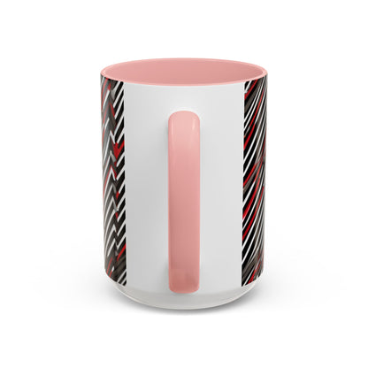 boostlete-field-day-pattern-diagonal-paper-0287 — Accent Mug 11oz/15oz