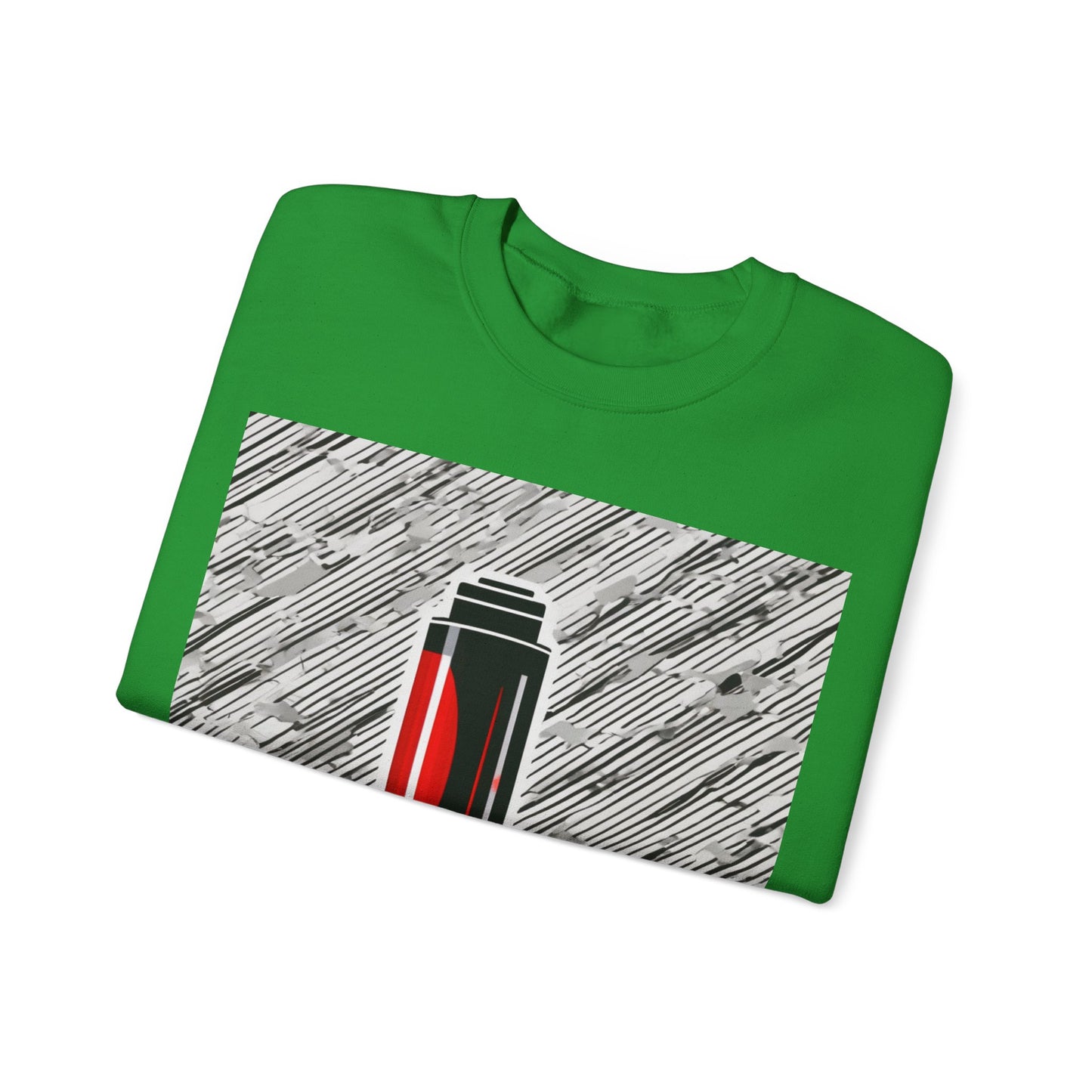 boostlete-rise-grind-icon-battery-motion-badge-0266 — Unisex Heavy Blend Crewneck Sweatshirt (Gildan)