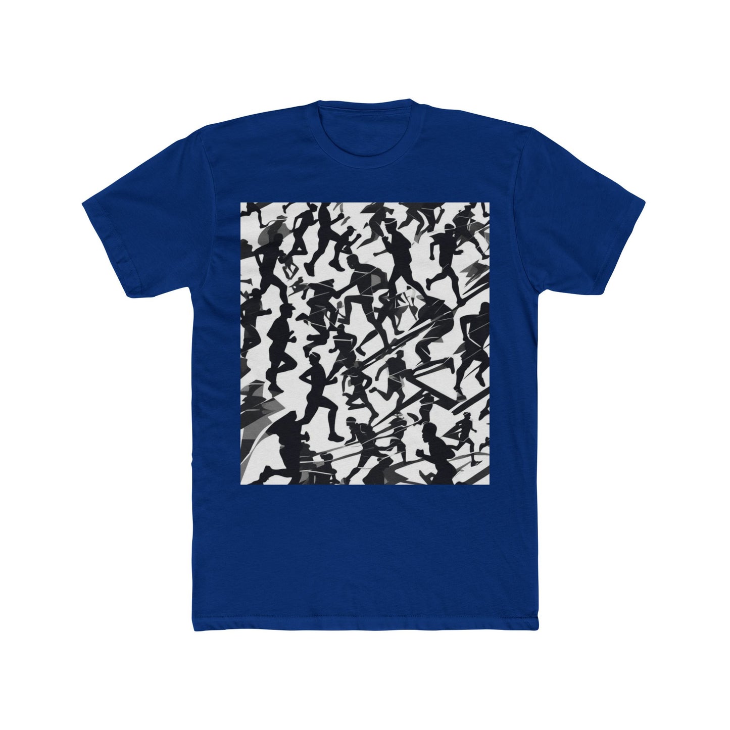 boostlete-field-day-scene-marathoner-motion-paper-0156 — Unisex Cotton Crew Tee (NL 3600)