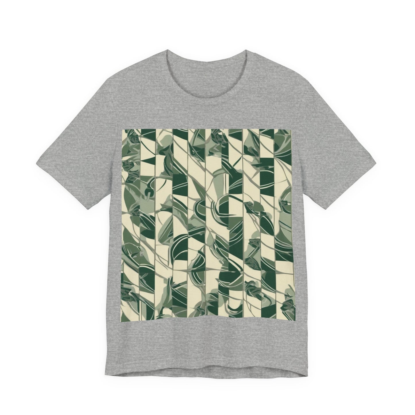 boostlete-mile-by-mile-pattern-stair-steps-athletic-0143 — Unisex Jersey Short Sleeve (B+C 3001)