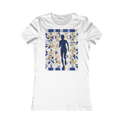 boostlete-recovery-progress-scene-marathoner-matte-geometric-0448 — Women's Favorite Tee (B+C 6004)