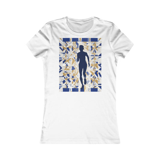 boostlete-recovery-progress-scene-marathoner-matte-geometric-0448 — Women's Favorite Tee (B+C 6004)