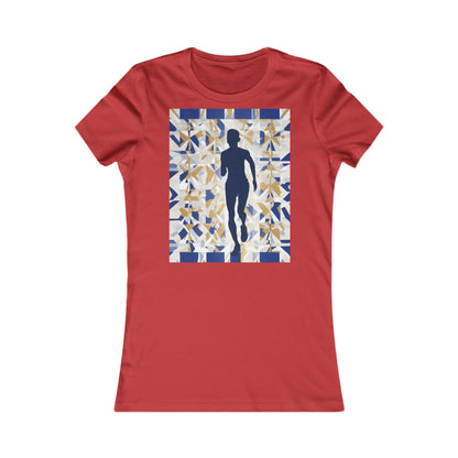 boostlete-recovery-progress-scene-marathoner-matte-geometric-0448 — Women's Favorite Tee (B+C 6004)