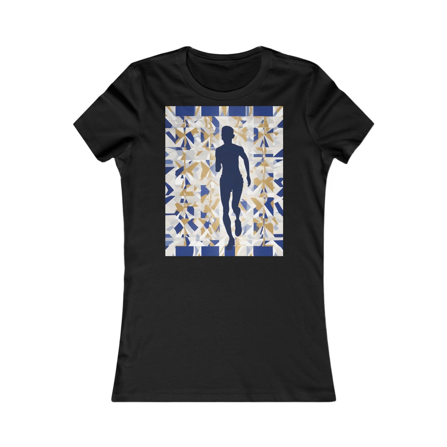 boostlete-recovery-progress-scene-marathoner-matte-geometric-0448 — Women's Favorite Tee (B+C 6004)