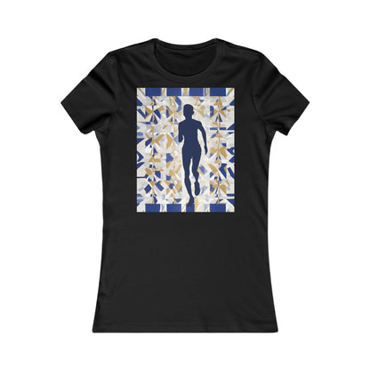 boostlete-recovery-progress-scene-marathoner-matte-geometric-0448 — Women's Favorite Tee (B+C 6004)
