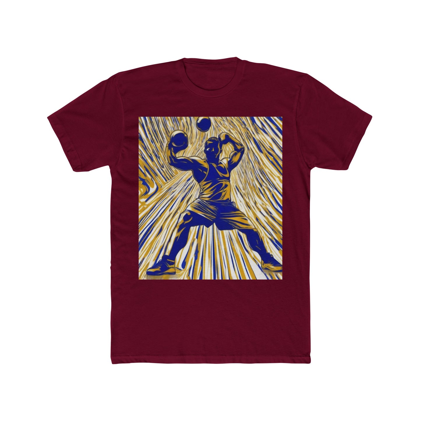 boostlete-rise-grind-scene-kettlebell-speed-engraved-0180 — Unisex Cotton Crew Tee (NL 3600)