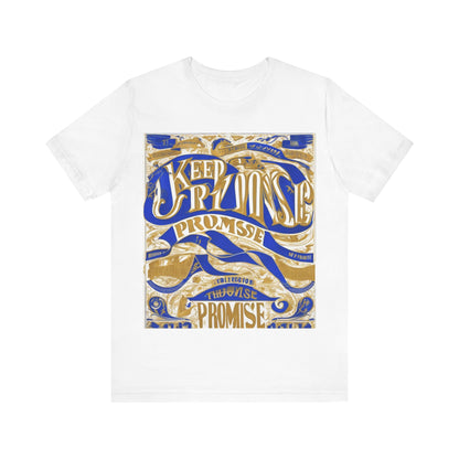 boostlete-am-crew-type-keep-the-promise-split-engraved-0101 — Unisex Jersey Short Sleeve (B+C 3001)