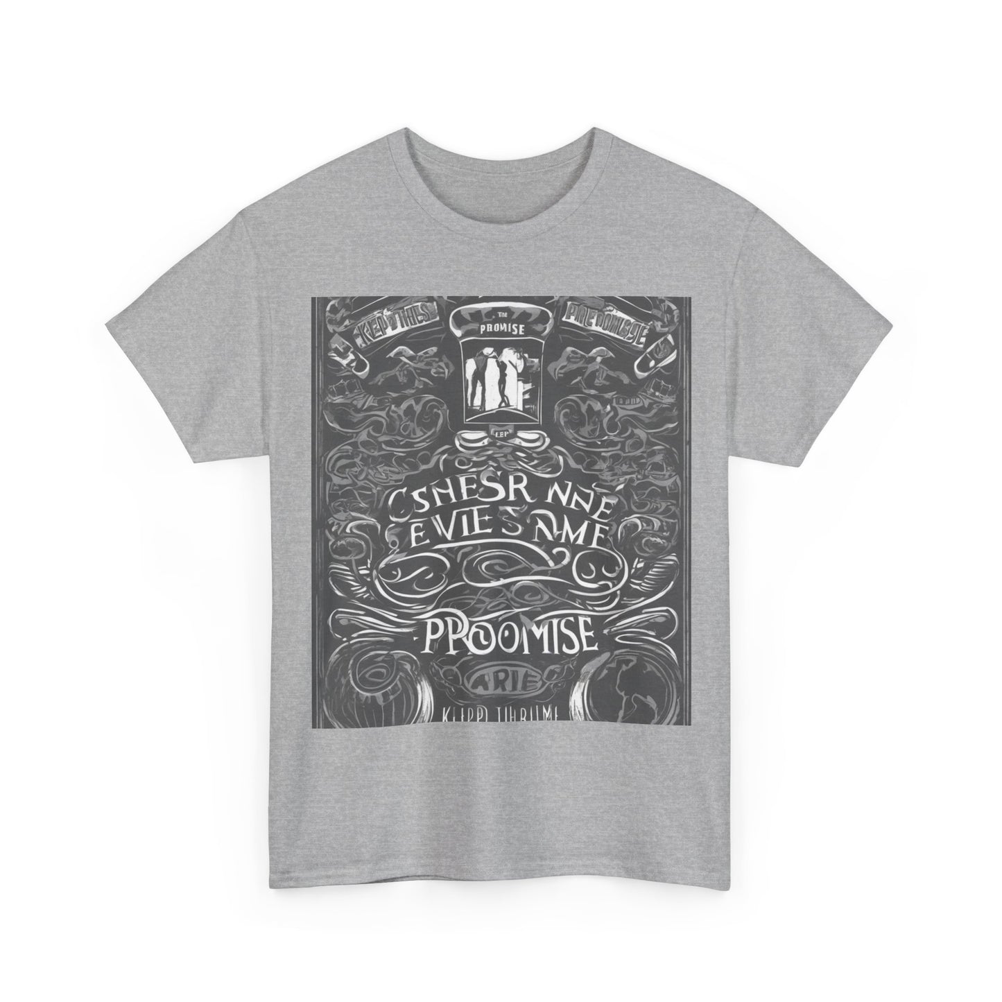 boostlete-boost-mode-type-keep-the-promise-big-monoline-0049 — Unisex Heavy Cotton Tee (Gildan 5000)