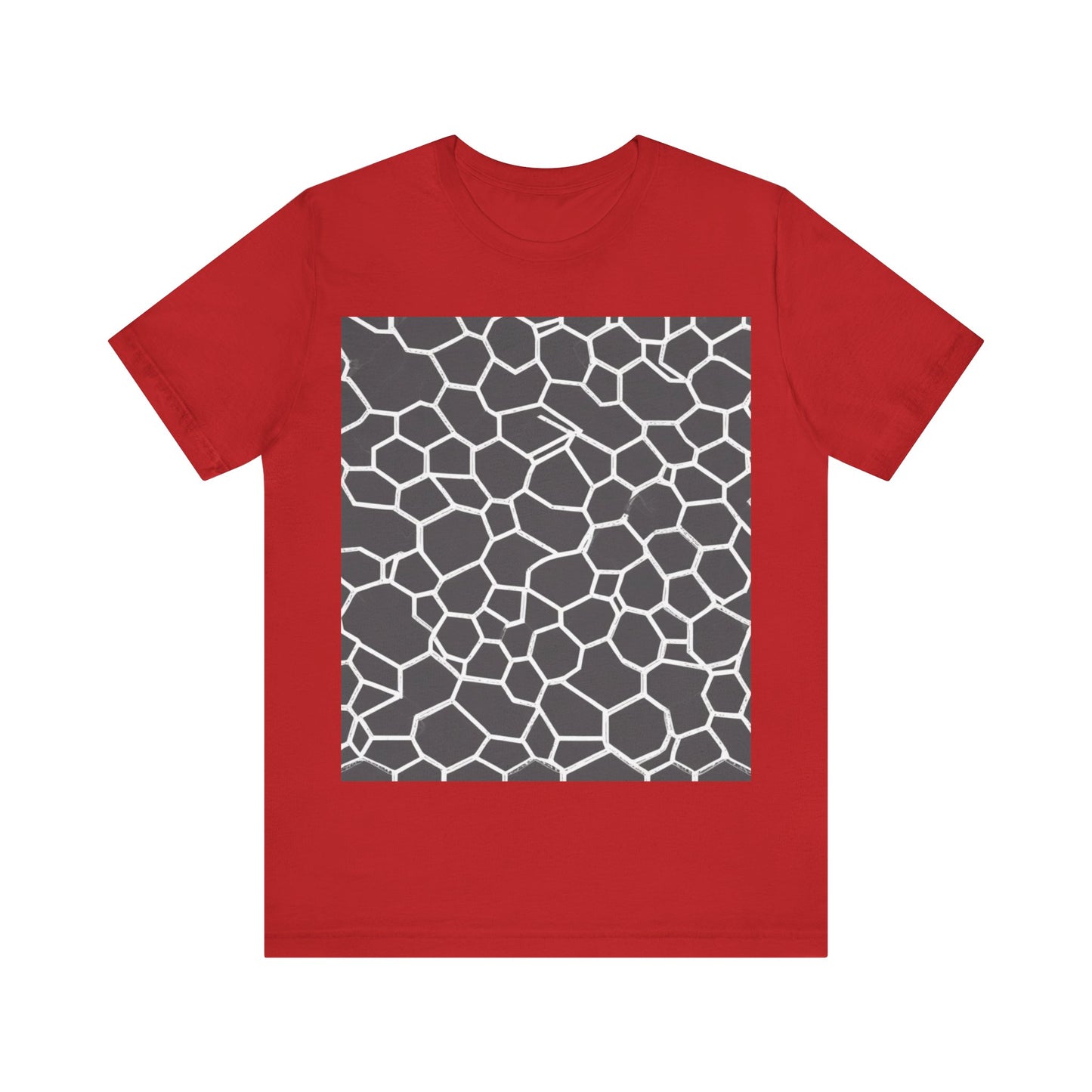 boostlete-iron-intent-pattern-hex-blueprint-0063 — Unisex Jersey Short Sleeve (B+C 3001)