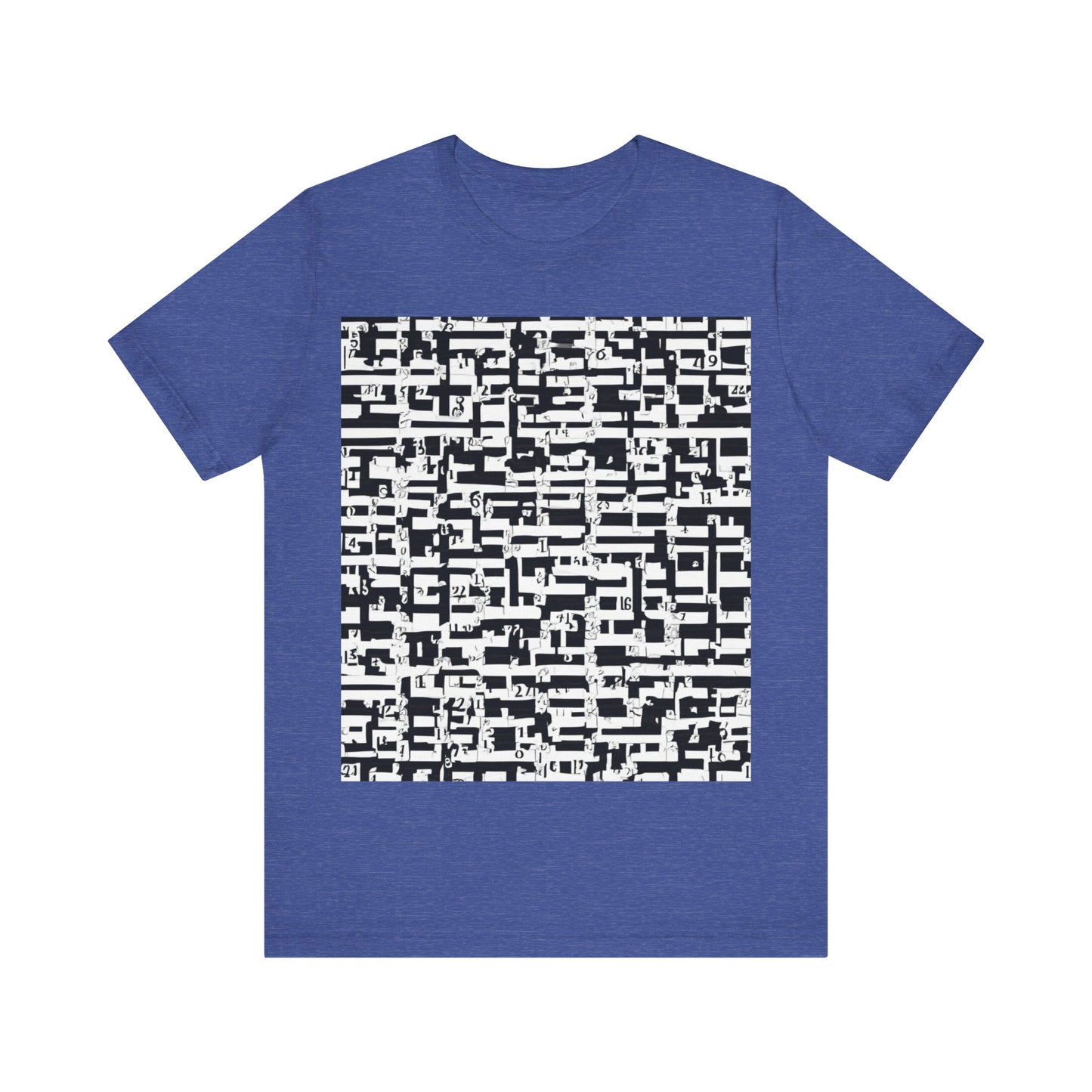 boostlete-iron-intent-pattern-plate-number-badge-0171 — Unisex Jersey Short Sleeve (B+C 3001)