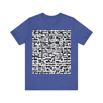 boostlete-iron-intent-pattern-plate-number-badge-0171 — Unisex Jersey Short Sleeve (B+C 3001)