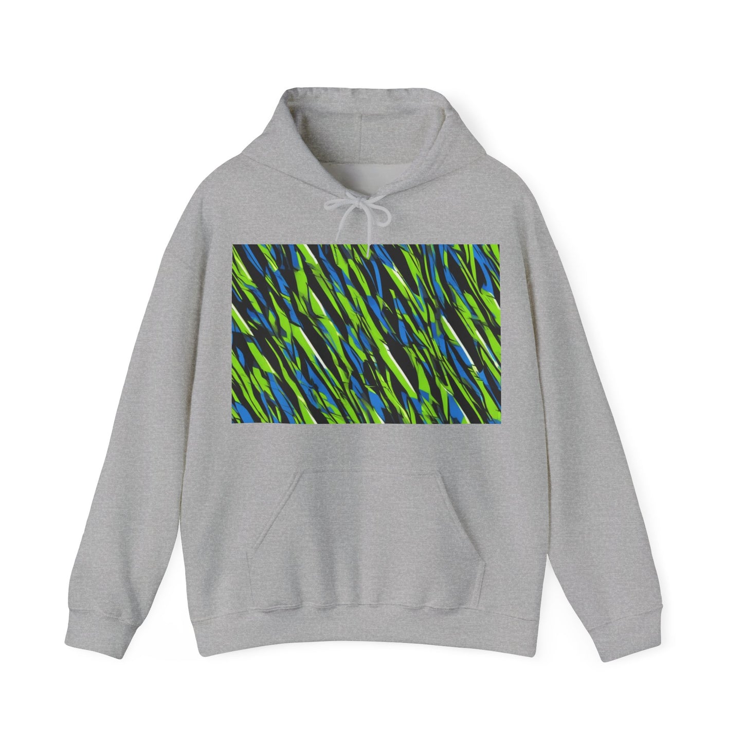 boostlete-iron-intent-pattern-sprint-vector-0219 — Unisex Heavy Blend Hooded Sweatshirt (Gildan)