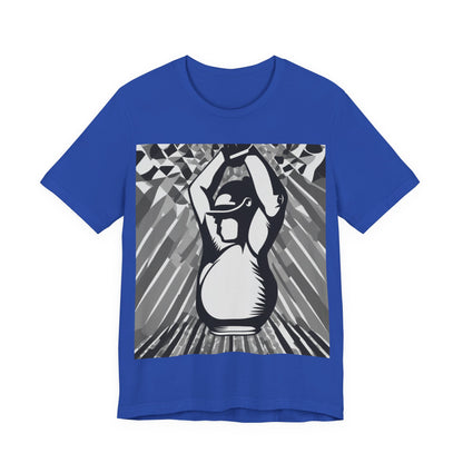 boostlete-iron-intent-scene-kettlebell-grainy-modern-0276 — Unisex Jersey Short Sleeve (B+C 3001)