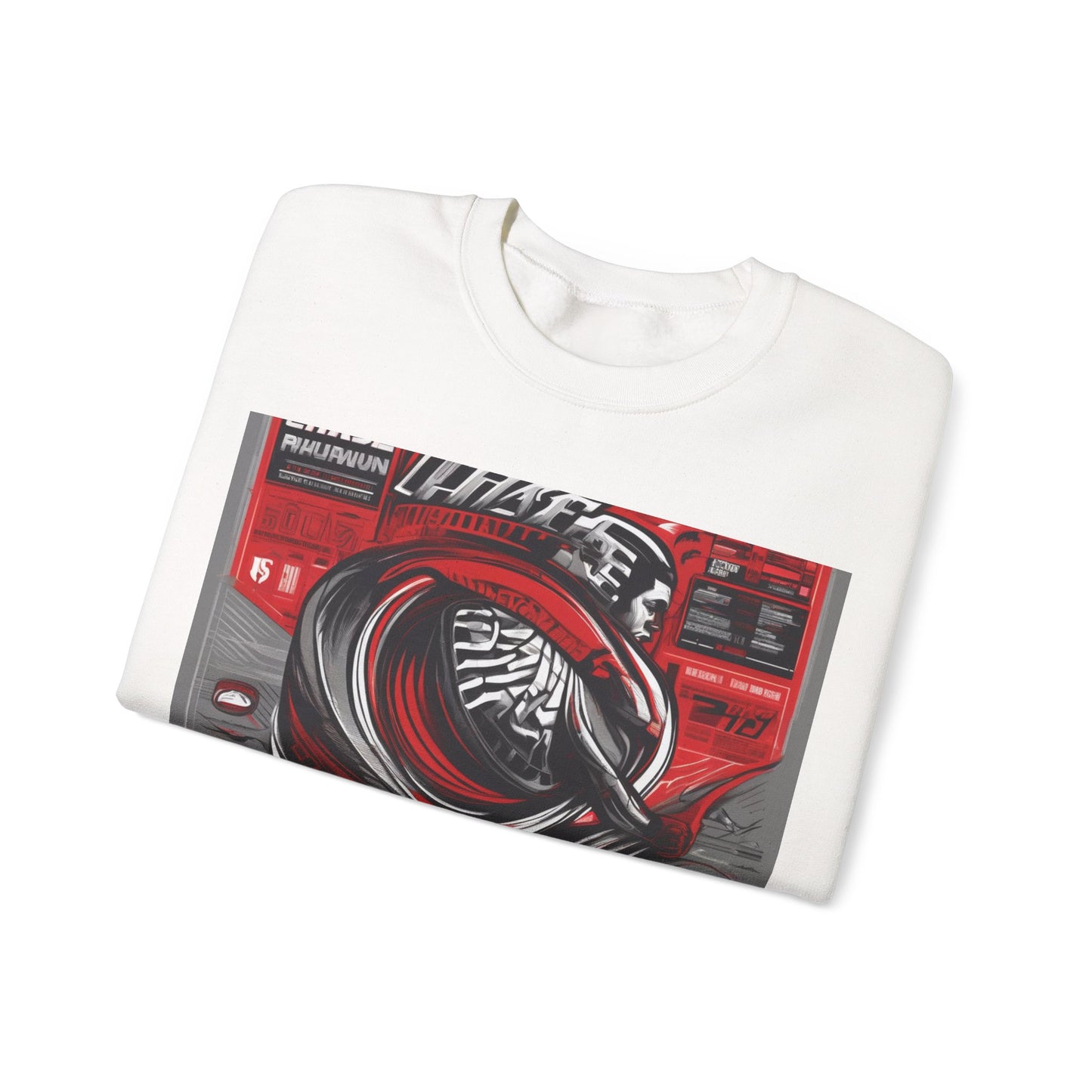 boostlete-field-day-type-chase-capacity-big-monoline-0813 — Unisex Heavy Blend Crewneck (G18000)