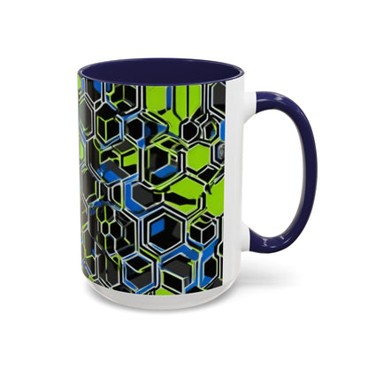 boostlete-recovery-progress-pattern-hex-blueprint-0007 — Accent Mug 11oz/15oz