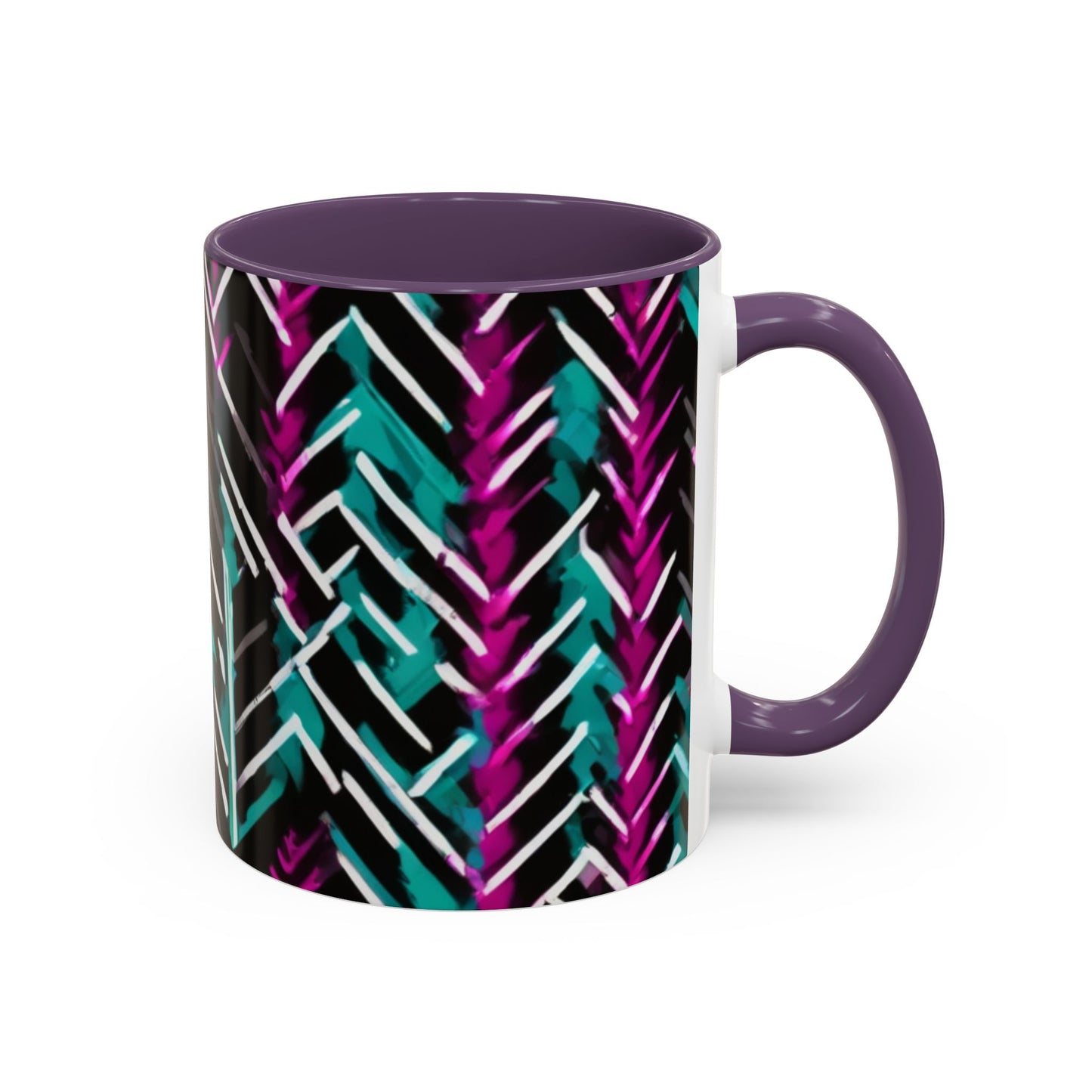 boostlete-recovery-progress-pattern-chevron-retro-0243 — Accent Mug 11/15oz