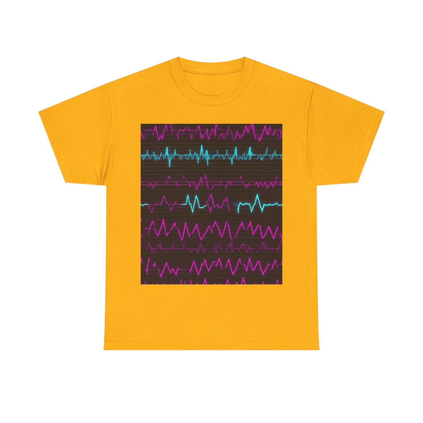 boostlete-boost-mode-pattern-ekg-modern-0111 — Unisex Heavy Cotton Tee (Gildan 5000)