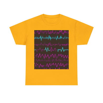 boostlete-boost-mode-pattern-ekg-modern-0111 — Unisex Heavy Cotton Tee (Gildan 5000)